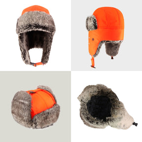 Winter Trapper Hat with Mask