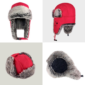 Winter Trapper Hat with Mask